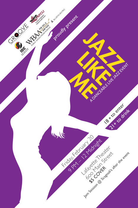 Jazz Like Me: A Danceable Jazz Event